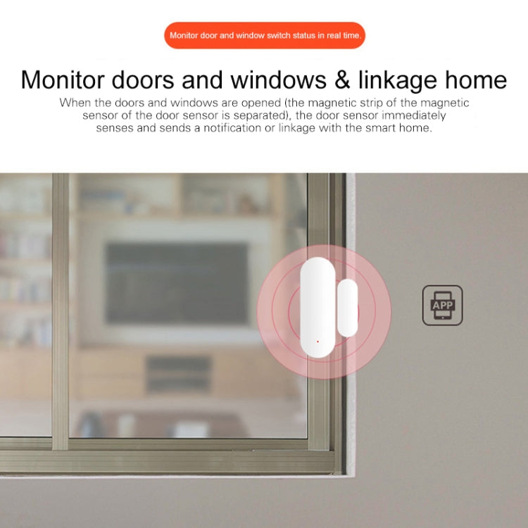 DY-MC400A WiFi Smart Linkage Home Door and Window Detector, Support Voice Control & APP Remote Control DY-MC400A WiFi Smart Linkage Home Door and Window Detector, Support Voice Control & APP Remote Control